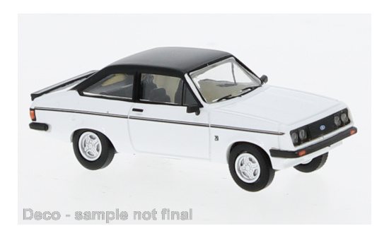 PCX87 PCX870722 Ford Escort MK II RS 2000 - weiss , schwarz (Matt) - Vorbestellung 1:87