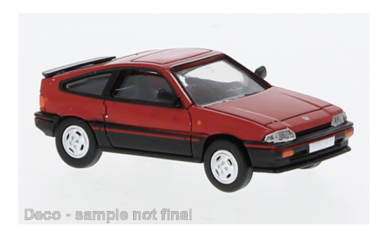 PCX87 PCX870468 Honda CRX - rot , schwarz (Matt) - Vorbestellung 1:87