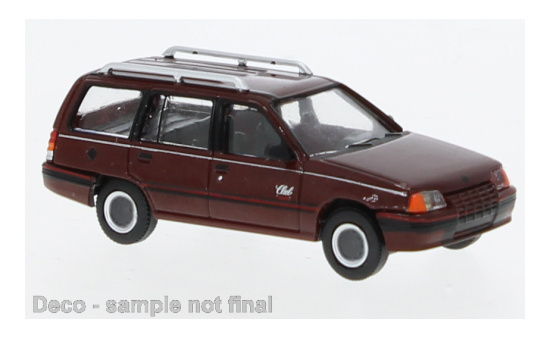 PCX87 PCX870499 Opel Kadett E Caravan Club Special - dunkelrot (Metallic) - Vorbestellung 1:87