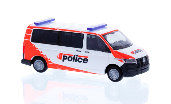 Rietze 53909 Volkswagen T6.1 Polizei Wallis (CH), 1:87 1:87