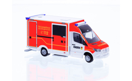 Rietze 76160 WAS Design RTW´18 Rettungsdienst Recklinghausen, 1:87 1:87