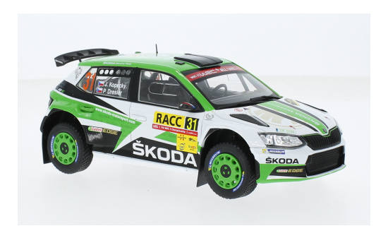 IXO IXO24RAL031A.22 Skoda Fabia R5 - Rally Catalunya - J.Kopecky - P.Dersler 1:24