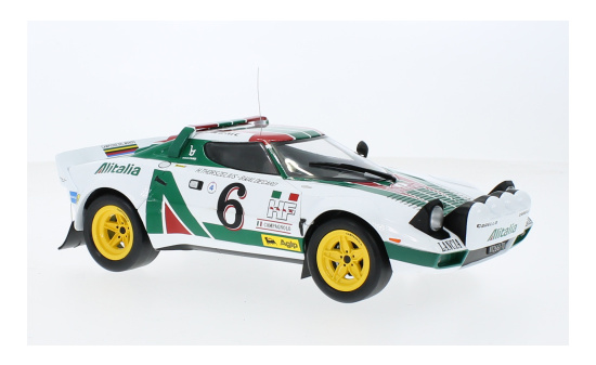 IXO IXO18RMC162B.22 Lancia Stratos HF - Alitalia - Rallye Monte Carlo - B.Waldegard - H.Thorszelius 1:18