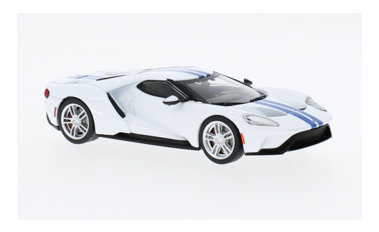 IXO IXOCLC536N.22 Ford GT - weiss , blau 1:43