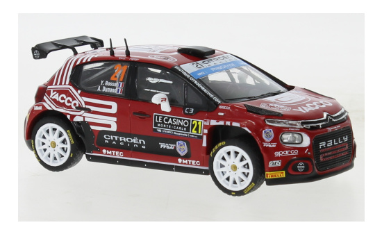 IXO IXORAM887.22 Citroen C3 Rally2 - Rally Monte Carlo - Y.Rossel - A.Dunand 1:43