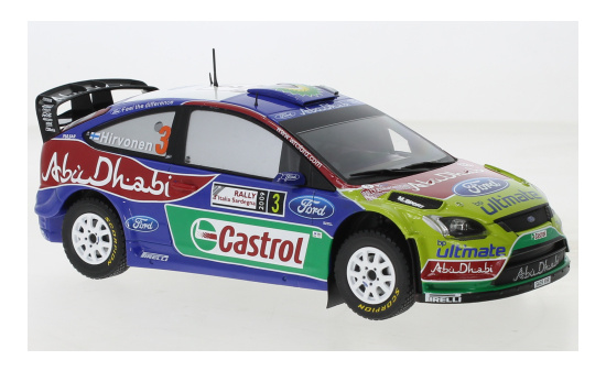 IXO IXO24RAL027B.22 Ford Focus RS WRC - Rallye Sardinien - M.Hirvonen - J.Lehtinen 1:24