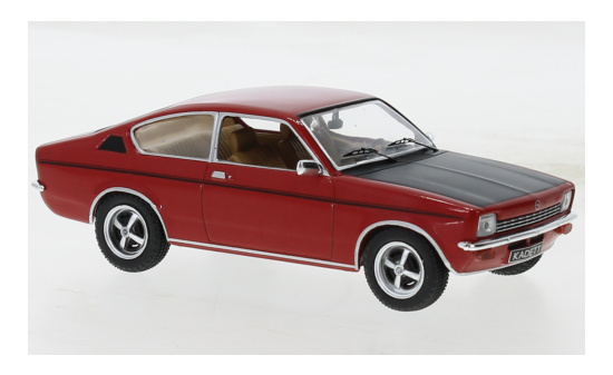 IXO IXOCLC490N.22 Opel Kadett C Coupe SR - rot , schwarz (Matt) 1:43