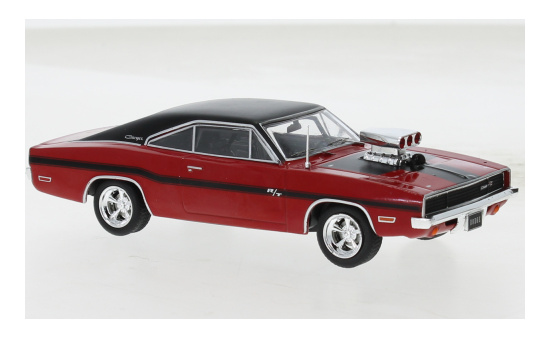 IXO IXOCLC475N.22 Dodge Charger R/T - rot , schwarz 1:43