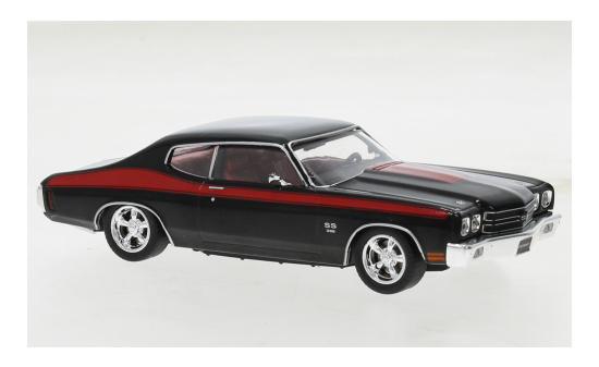 IXO IXOCLC477N.22 Chevrolet Chevelle SS - schwarz , rot 1:43