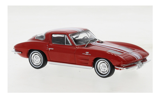 IXO IXOCLC479N.22 Chevrolet Corvette (C2) Stingray - rot , weiss 1:43