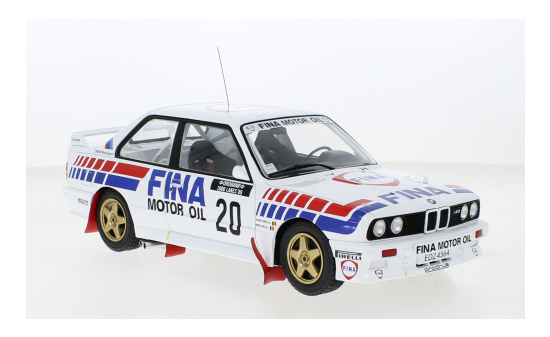 IXO IXO18RMC132.22 BMW M3 (E30) - Fina - 1000 Lakes Rally - M.Duez - A.Lopes 1:18