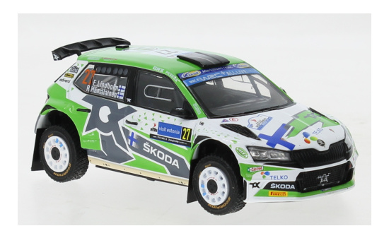 IXO IXORAM863A.22 Skoda Fabia Rally2 EVO - Rallye Estland - E.Lindholm - R.Hämäläinen 1:43