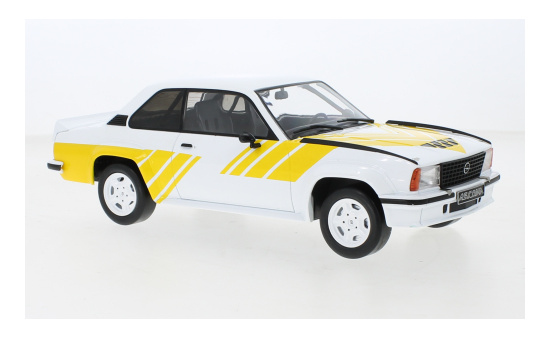 IXO IXO18CMC127.22 Opel Ascona B 400 - weiss , gelb 1:18