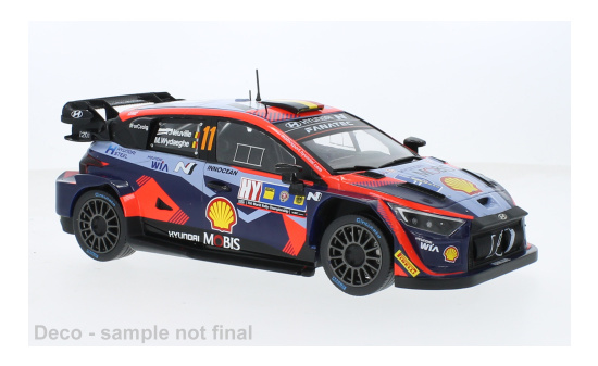 IXO IXO18RMC193.22 Hyundai i20 N Rally1 - Central European Rally - T.Neuville - M.Wydaeghe 1:18