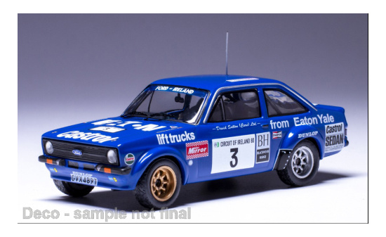 IXO IXORAC440.22 Ford Escort MK II RS 1800 - Circuit of ireland - B.Coleman - N.Brendan - Vorbestellung 1:43