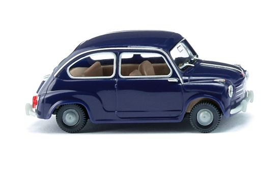 Wiking 009907 Fiat 600 - dunkelblau 1:87