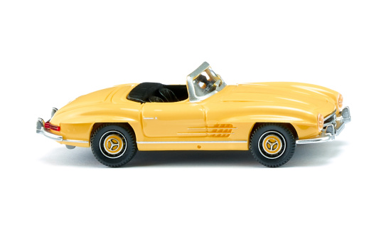 Wiking 083409 MB 300 SL Roadster - gelb 1:87