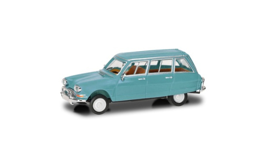 Herpa 027328-004 Citroen AMI 6 Break, pastelltürkis 1:87