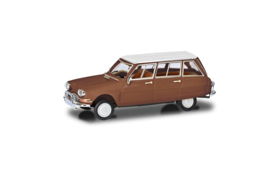 Herpa 038959 Citroen AMI 6 Break, braun/Dach weiß 1:87