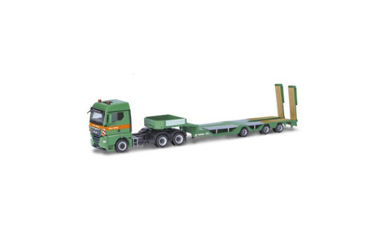 Herpa 318273 MAN TGX GM Allrounder Tieflade-Sattelzug 