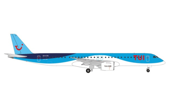 Herpa 537858 TUI Airlines Belgium Embraer E195-E2 - Vorbestellung 1:500