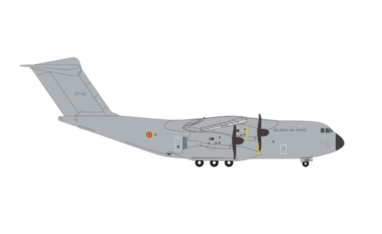 Herpa 537865 Belgian Air Component Airbus A400M Atlas - 20 Squadron, 15 Wing, Melsbroek - Vorbestellung 1:500