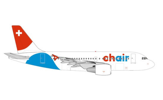 Herpa 537926 Chair Airlines Airbus A319 - Vorbestellung 1:500