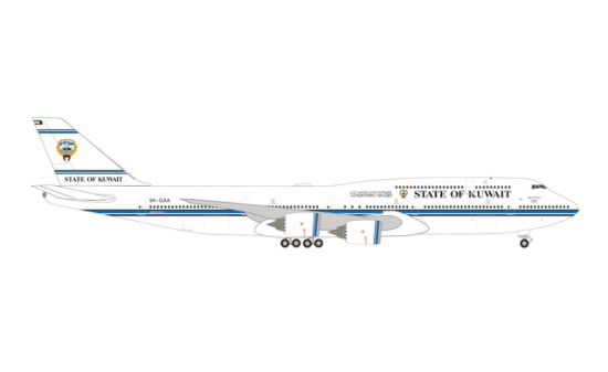 Herpa 538046 Kuwait Government Boeing 747-8 BBJ - Vorbestellung 1:500