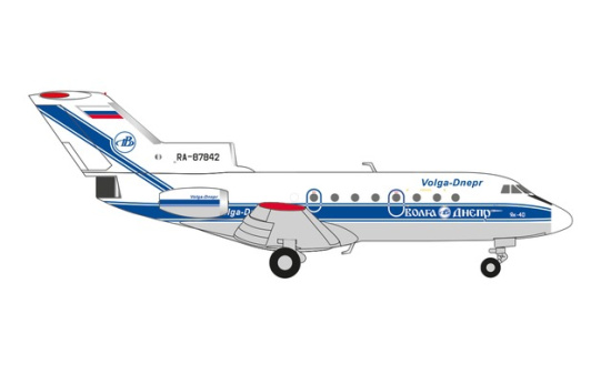 Herpa 573146 Volga-Dnepr Airlines Yakovlev Yak-40 - Vorbestellung 1:200