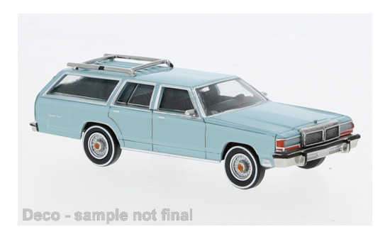 Brekina BRE19631 Ford LTD Station Wagon - hellblau - Vorbestellung 1:87