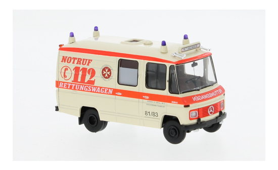 Brekina BRE36946 Mercedes L 508 RTW - Johanniter Frankfurt 1:87