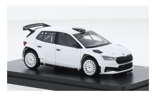 Abrex ABR143XAB-607E Skoda Fabia IV RS Rallye2 - weiss - Vorbestellung 1:43