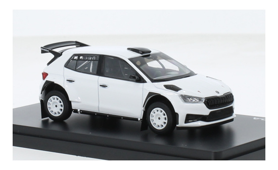 Abrex ABR143XAB-607Eg Skoda Fabia IV RS Rallye2 - weiss 1:43