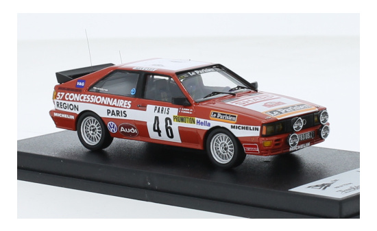 Trofeu TRORR.FR72 Audi quattro - Rallye Monte Carlo - H.Cochin - Morin 1:43