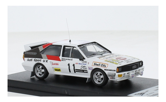 Trofeu TRORR.SE25 Audi quattro - Rallye Schweden - D.Llewellin - P.Short 1:43