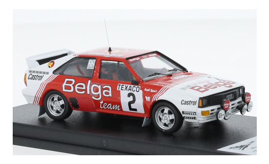 Trofeu TRORR.BE50 Audi quattro - Belga - Rallye Boucles de Spa - M.Duez - W.Lux - Vorbestellung 1:43