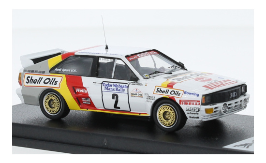 Trofeu TRORR.UK95 Audi quattro - Shell Oils - Rallye Manx - H.Demuth - E.Radaelli 1:43