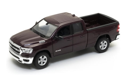 Welly WEL24104W.MET.-RED RAM 1500 - dunkelrot 1:24