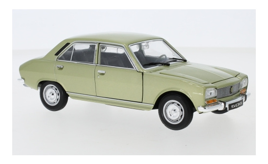 Welly WEL24001Green Peugeot 504 - hellgrün (Metallic) - Vorbestellung 1:24