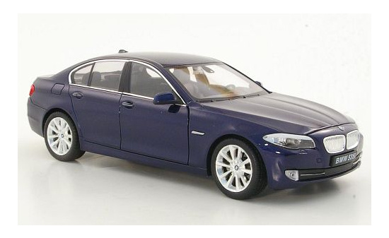 Welly WEL24026W-MET.DARK.BLUE BMW 535i (F10) - dunkelblau (Metallic) - Vorbestellung 1:24