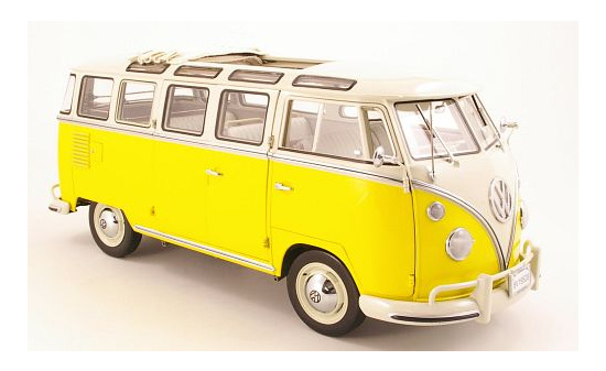 Sun Star SUN5077 VW T1 Samba - gelb , weiss - Vorbestellung 1:12