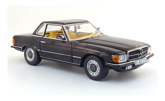 Sun Star SUN4596 Mercedes 350 SL (R 107) Hard Top Coupe - schwarz - Vorbestellung 1:18