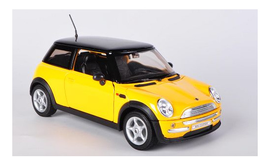 Welly WEL22075YELLOW Mini Cooper - gelb - Vorbestellung 1:24