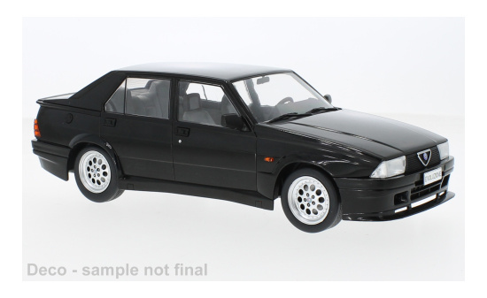 MCG MCG18429 Alfa Romeo 75 Turbo Evoluzione - schwarz - Vorbestellung 1:18