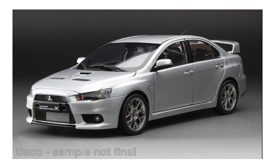 Sun Star SUN5821 Mitsubishi Lancer Evolution X - silber - Vorbestellung 1:18