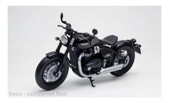 Welly WEL62208GW-BLACK Triumph Bonneville Bobber - Vorbestellung 1:12