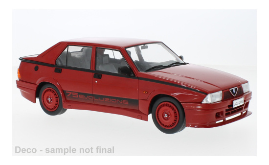 MCG MCG18428 Alfa Romeo 75 Turbo Evoluzione - rot - Vorbestellung 1:18