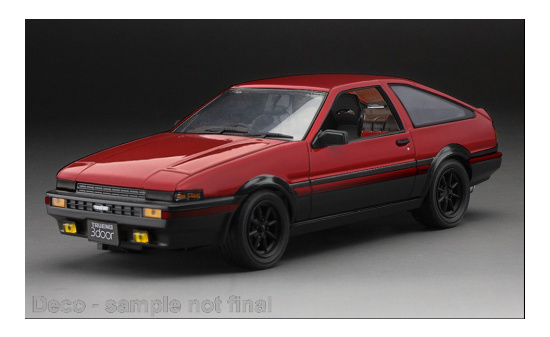 Sun Star SUN51004 Toyota Sprinter Trueno (AE86) - rot , schwarz - Vorbestellung 1:24