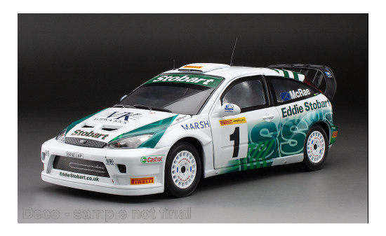 Sun Star SUN3912 Ford Focus RS WRC03 - Pirelli International Rally - C.McRae 1:18