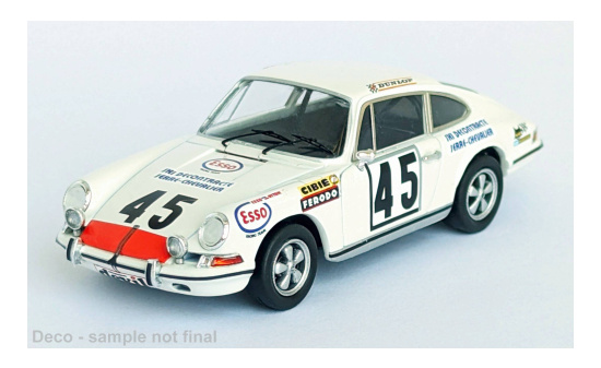 Trofeu TRODSN-201 Porsche 911 S - 24h Le Mans - C.Laurent - J.Marche 1:43